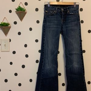 7 For All Mankind| Dojo Wide Leg Jeans size 25